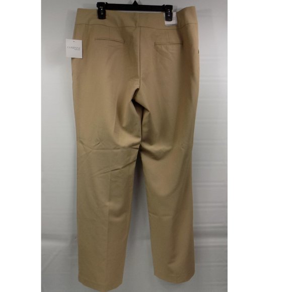 Ellen Tracy Company Wide WB Khaki Pants Size 16 NWT DEFECT READ - Picture 5 of 11